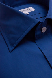Navy Blue Poplin Shirt