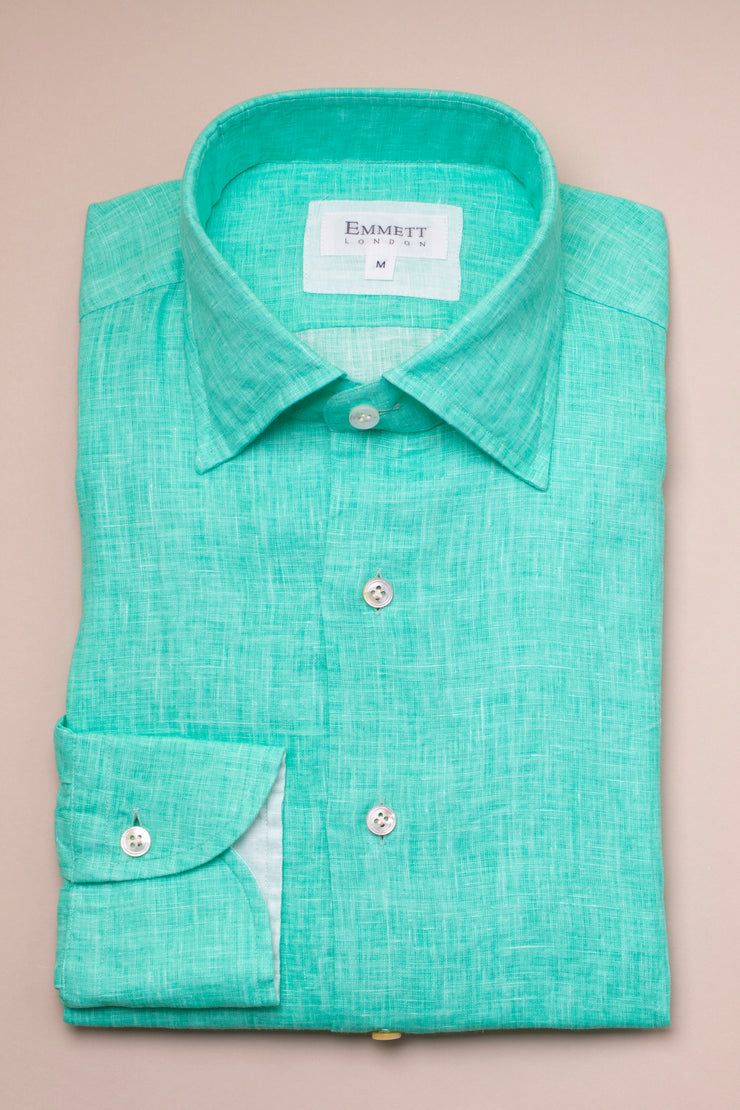 Light Green Linen Shirt