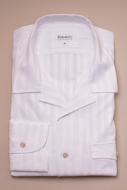 White Stripe Airtex Shirt