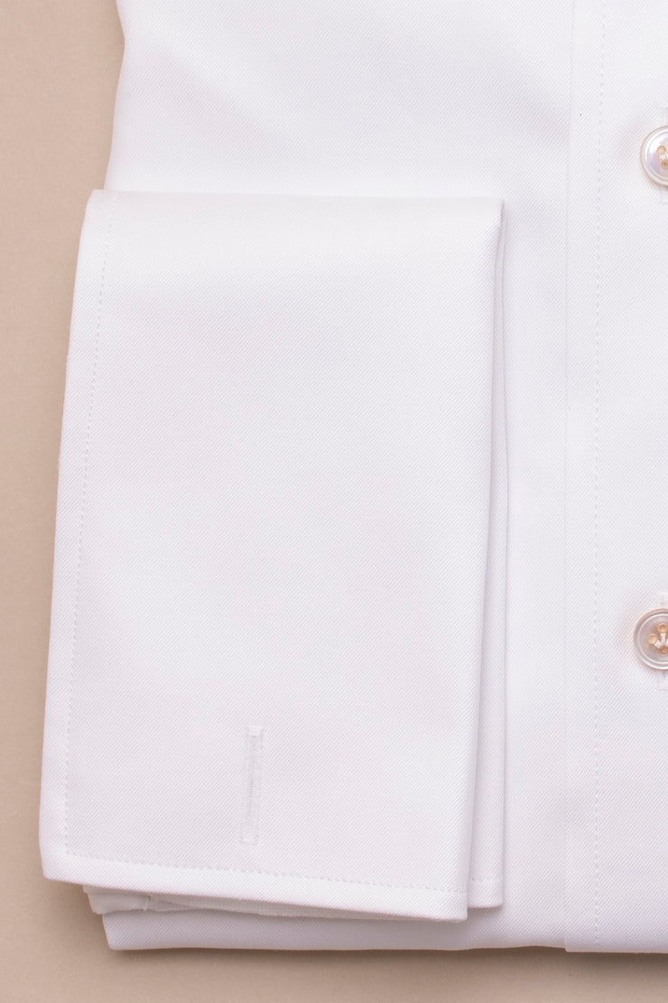 White Twill Cut Away DC Shirt