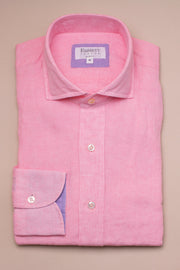 Pink Linen Shirt