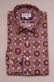 Pink Flower Shapes Shirt