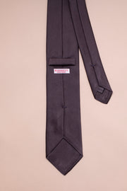 Dark Grey Silk Tie