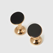 Gold and Onyx Cufflinks